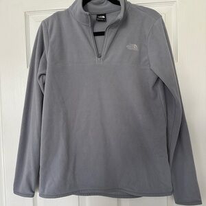 The North Face Gray Quarter-Zip Fleece Pullover